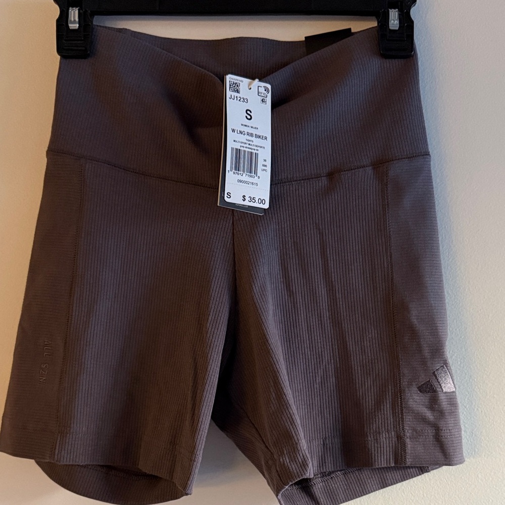 Adidas Women's Gray Biker/Run Shorts